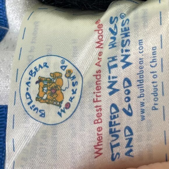 Build-A-Bear WNBA Black Bear Plush, Older Label, Basketball Accessory, 17” - Picture 9 of 11